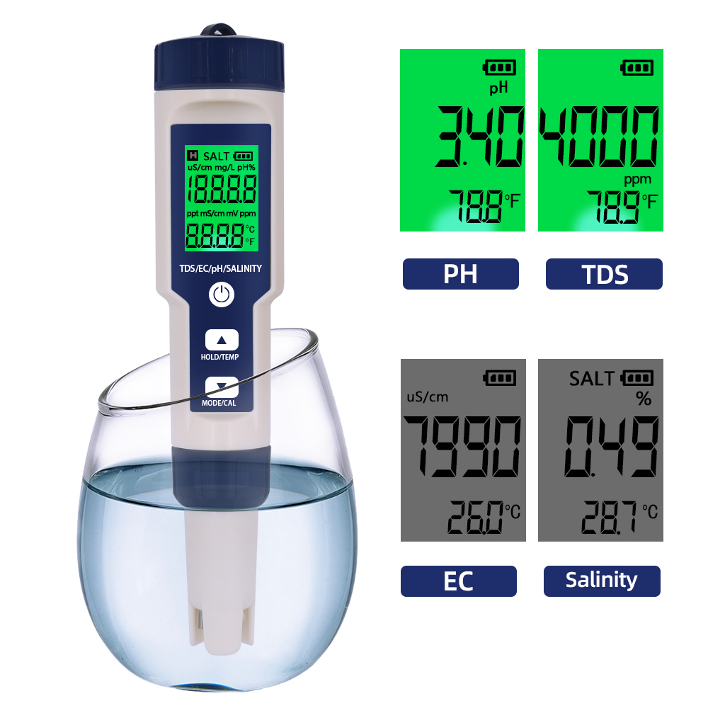 Marine Aquarium Water Analyzer - 수영장 식수 수족관 모니터용 전문 수질