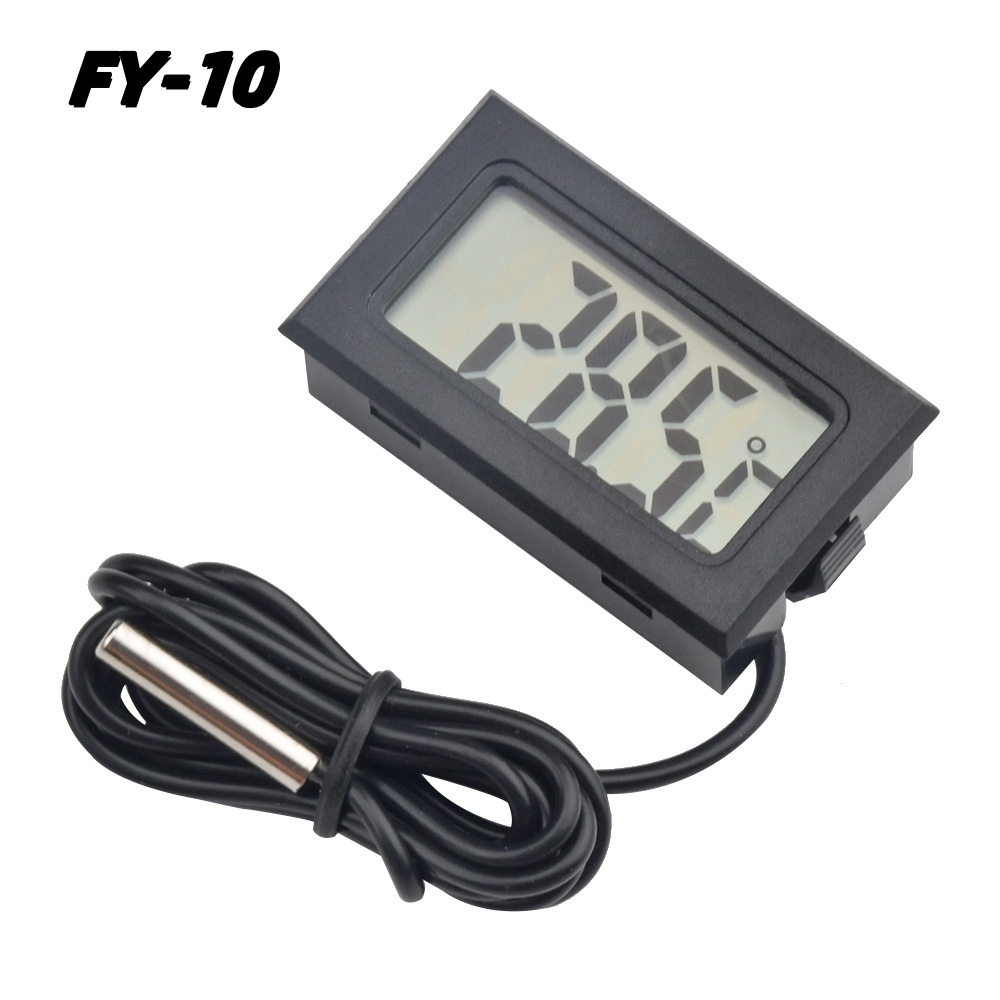 미니 LCD 디지털 온도계 FY-10 임베디드 온도 센 - Marine Aquarium Water Analyzer 리뷰 및 가격