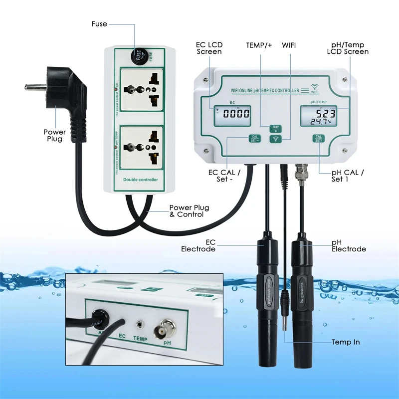 GA 투야 와이파이 3-in-1 수족관 PH 컨트롤러  - Marine Aquarium Water Analyzer 리뷰 및 가격