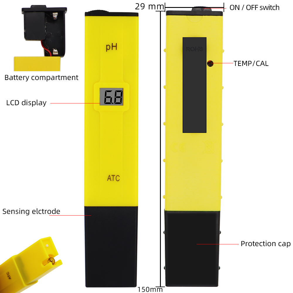 디지털 PH 측정기 포켓 펜 물 테스트 PH-009 테 - Marine Aquarium Water Analyzer 리뷰 및 가격